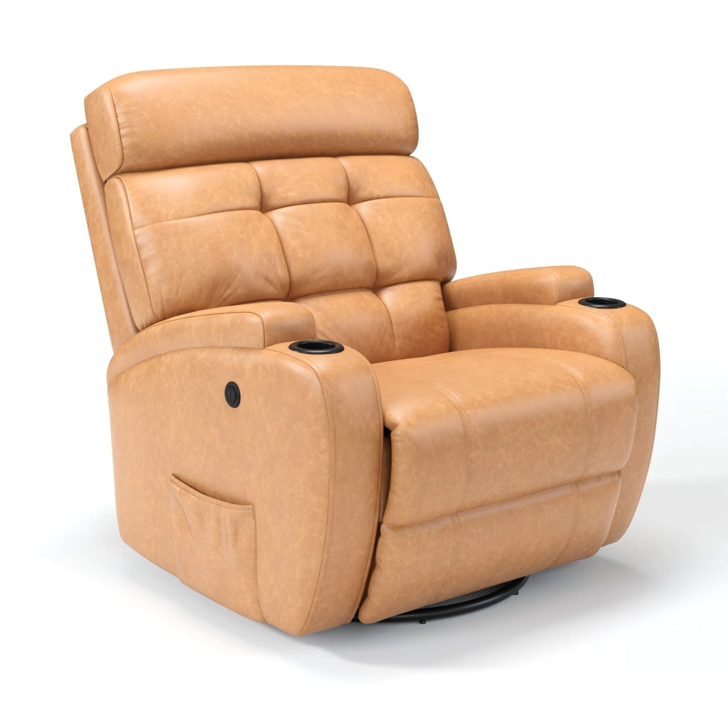 Poltrona Reclinável Damie Elétrica Giro e Balanço