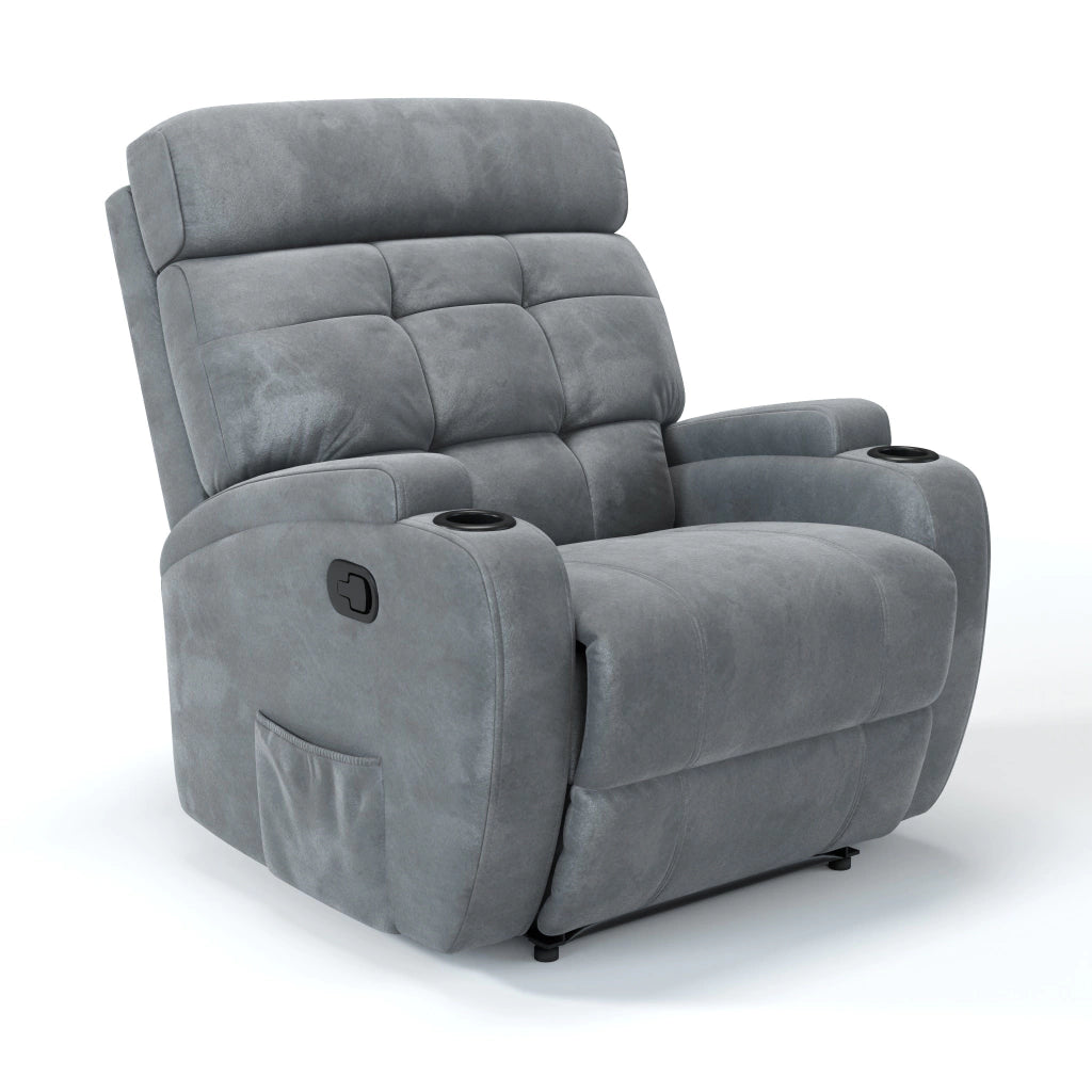 Poltrona Reclinável Damie Manual Fixa com Gatilho