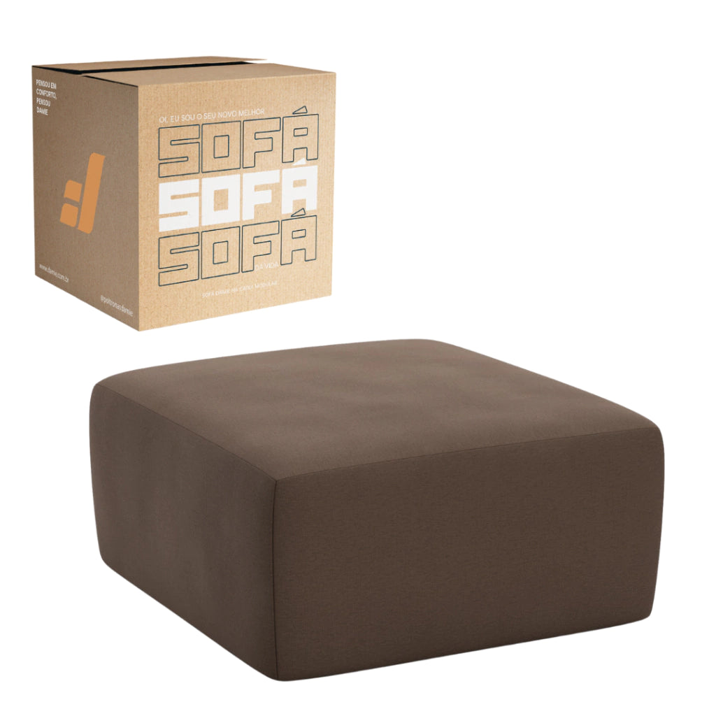 Puff Damie Na Caixa Modular