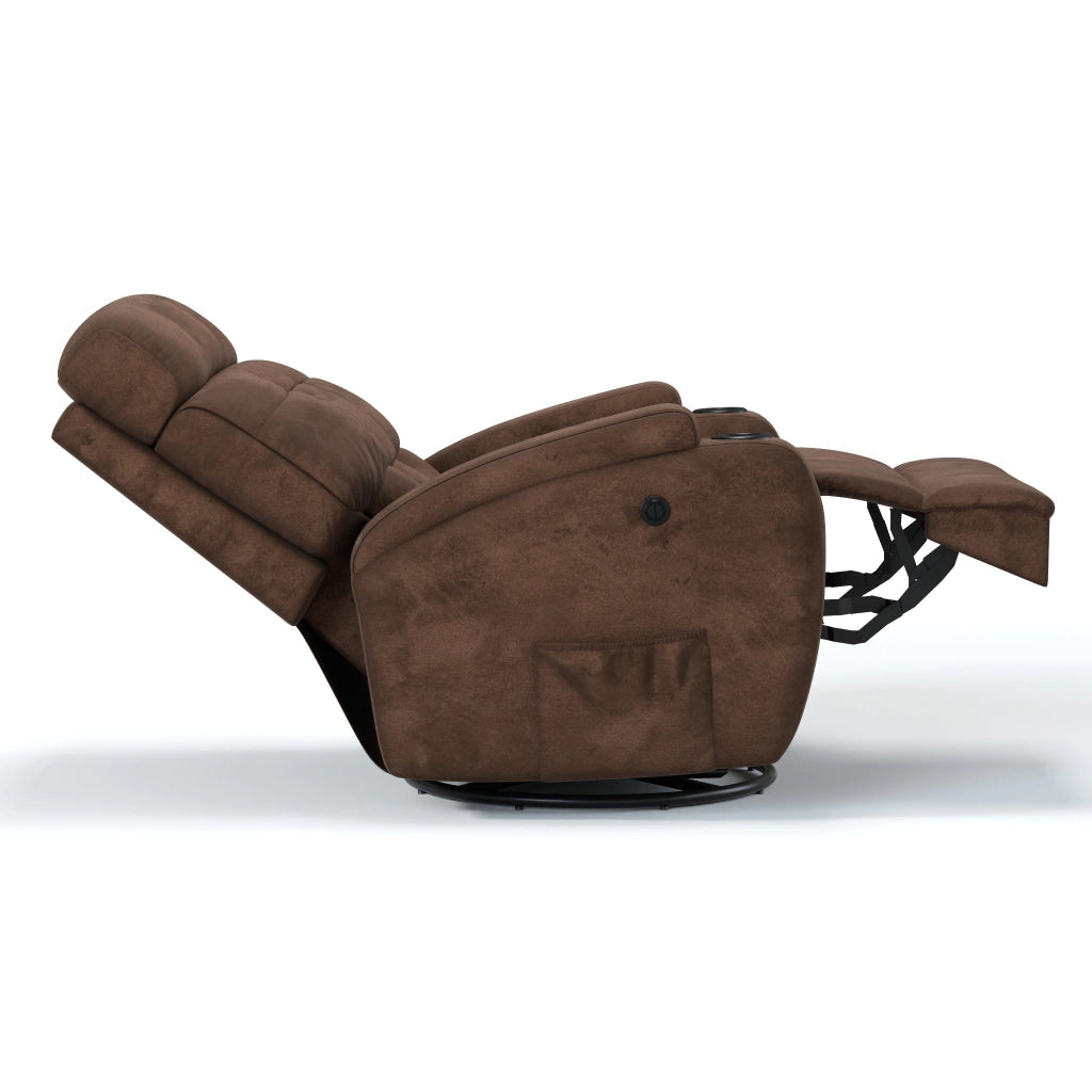 Poltrona Reclinável Damie Elétrica Giro e Balanço