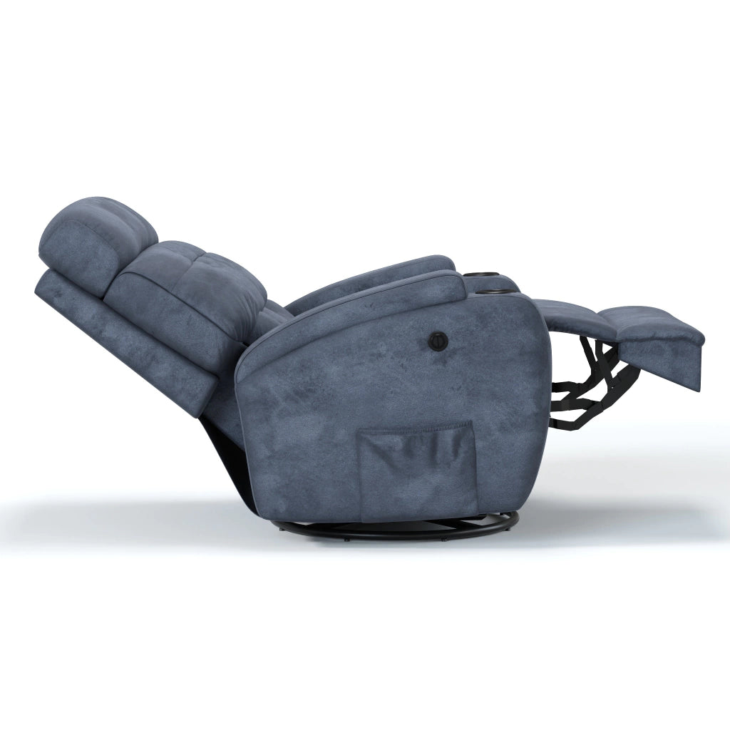 Poltrona Reclinável Damie Elétrica Giro e Balanço