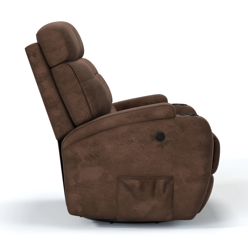 Poltrona Reclinável Damie Elétrica Giro e Balanço