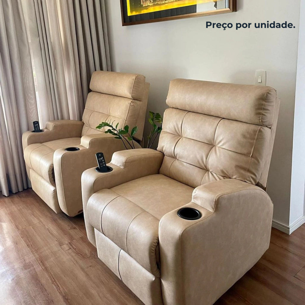 Poltrona Reclinável Damie Elétrica Fixa