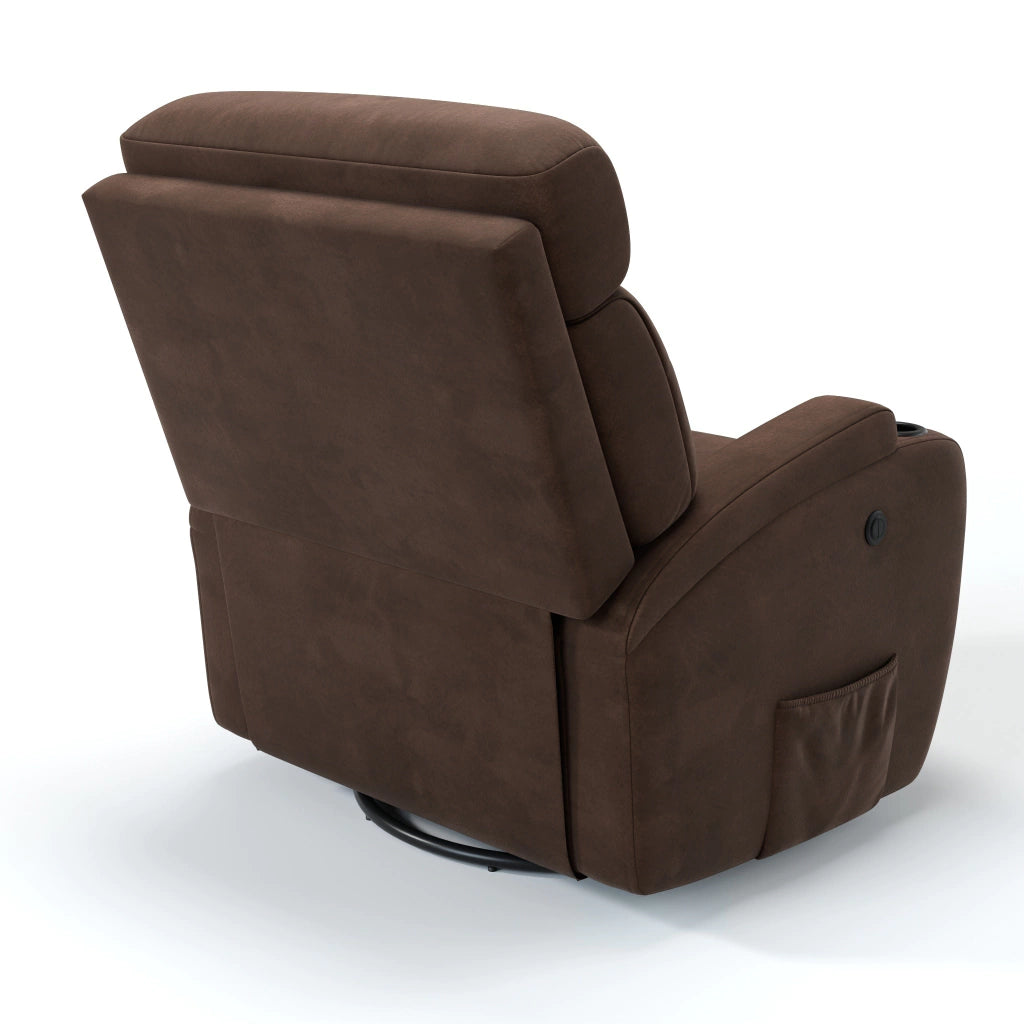 Poltrona Reclinável Damie Elétrica Giro e Balanço