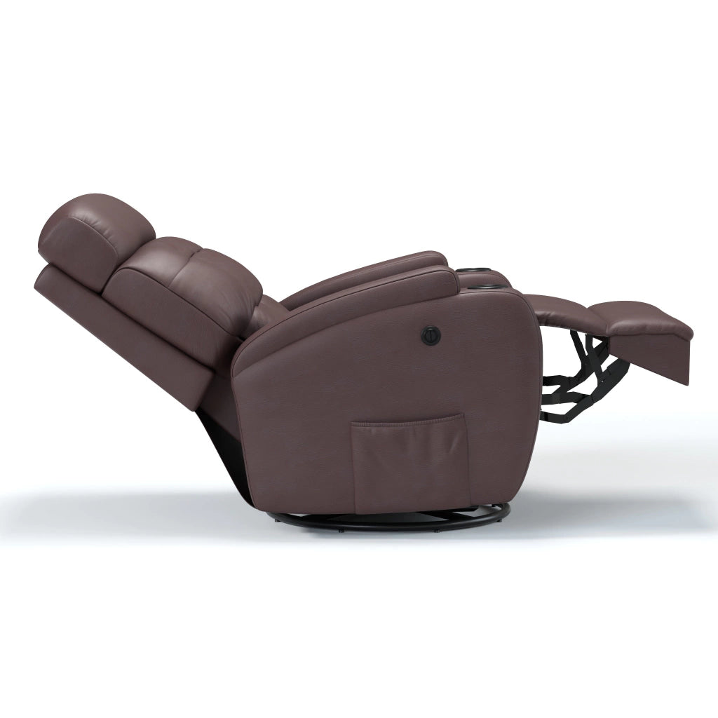 Poltrona Reclinável Damie Elétrica Giro e Balanço