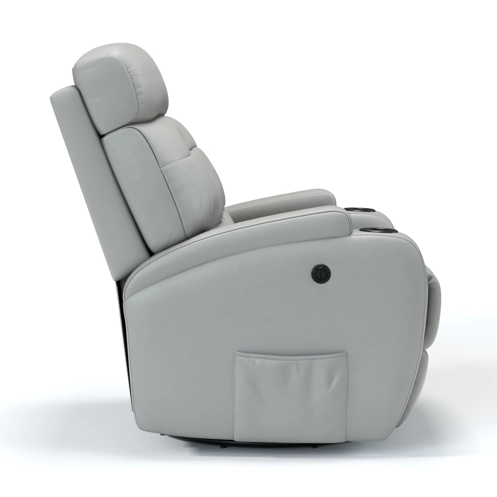 Poltrona Reclinável Damie Elétrica Giro e Balanço