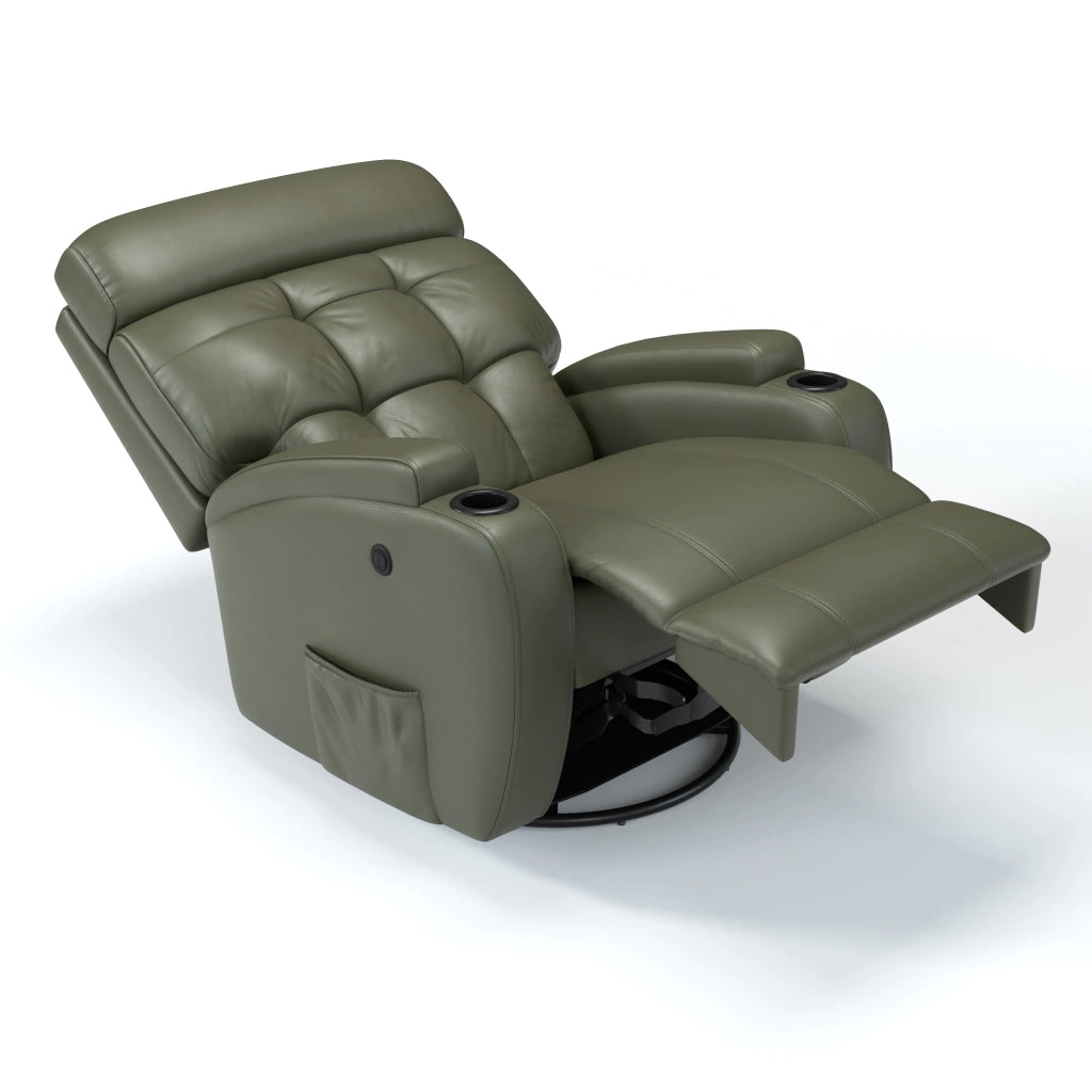 Poltrona Reclinável Damie Elétrica Giro e Balanço