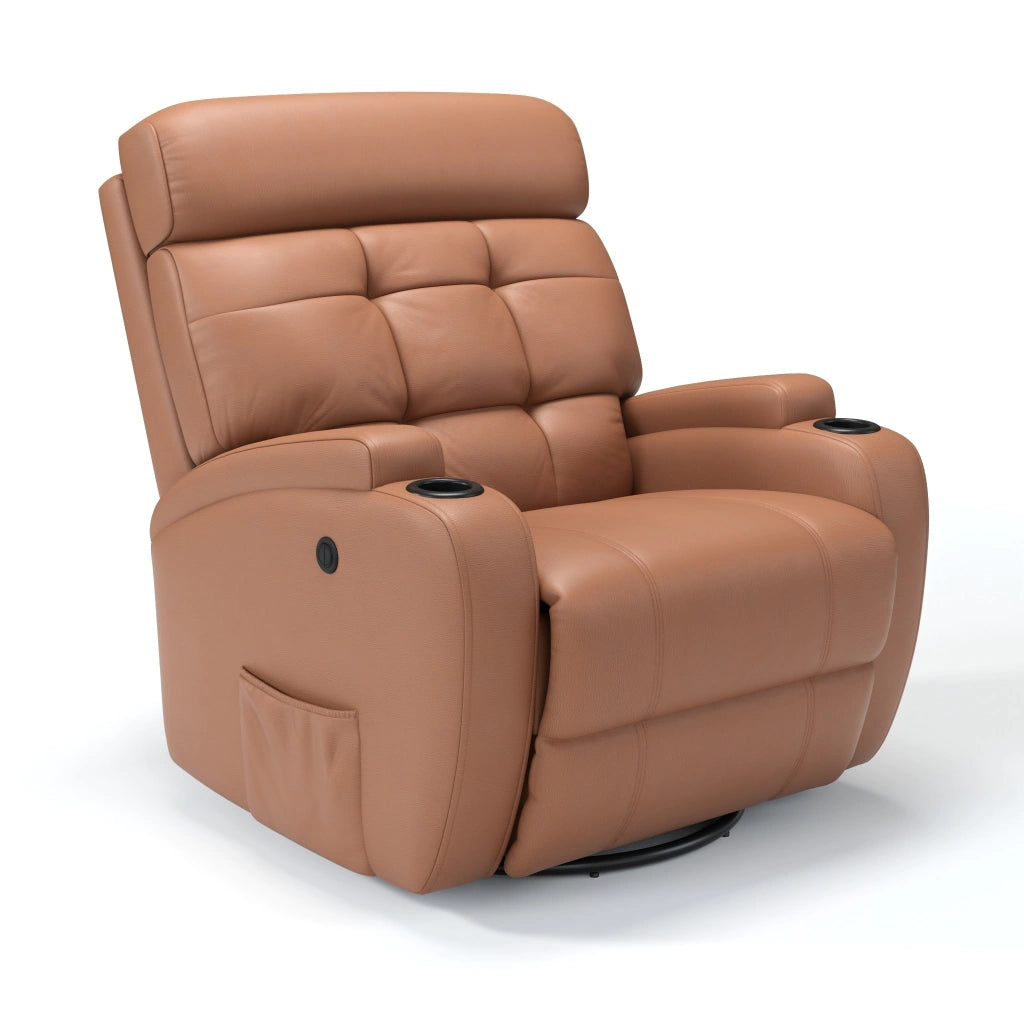 Poltrona Reclinável Damie Elétrica Giro e Balanço