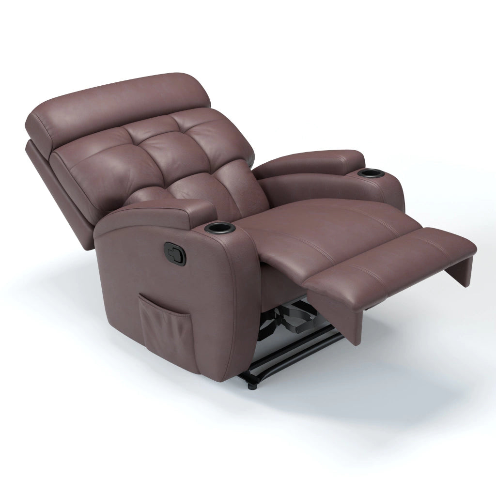 Poltrona Reclinável Damie Manual Fixa com Gatilho