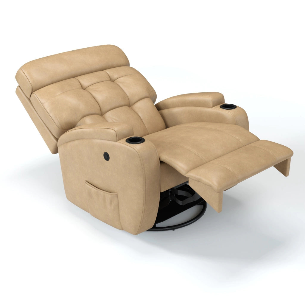 Poltrona Reclinável Damie Elétrica Giro e Balanço