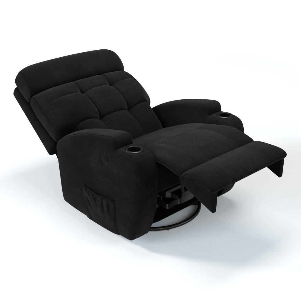 Poltrona Reclinável Damie Elétrica Giro e Balanço