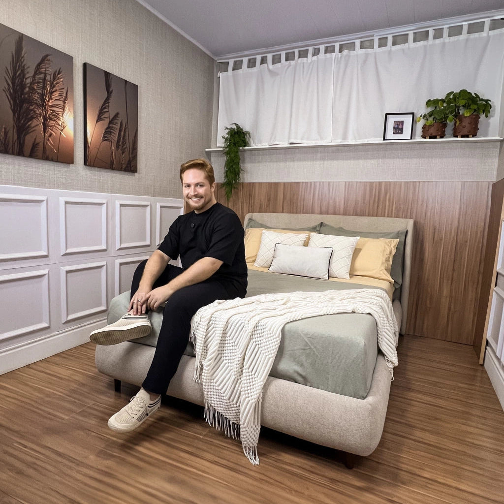 Cama Estofada Damie Slim