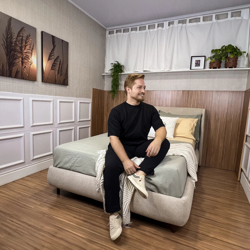 Cama Estofada Damie Slim