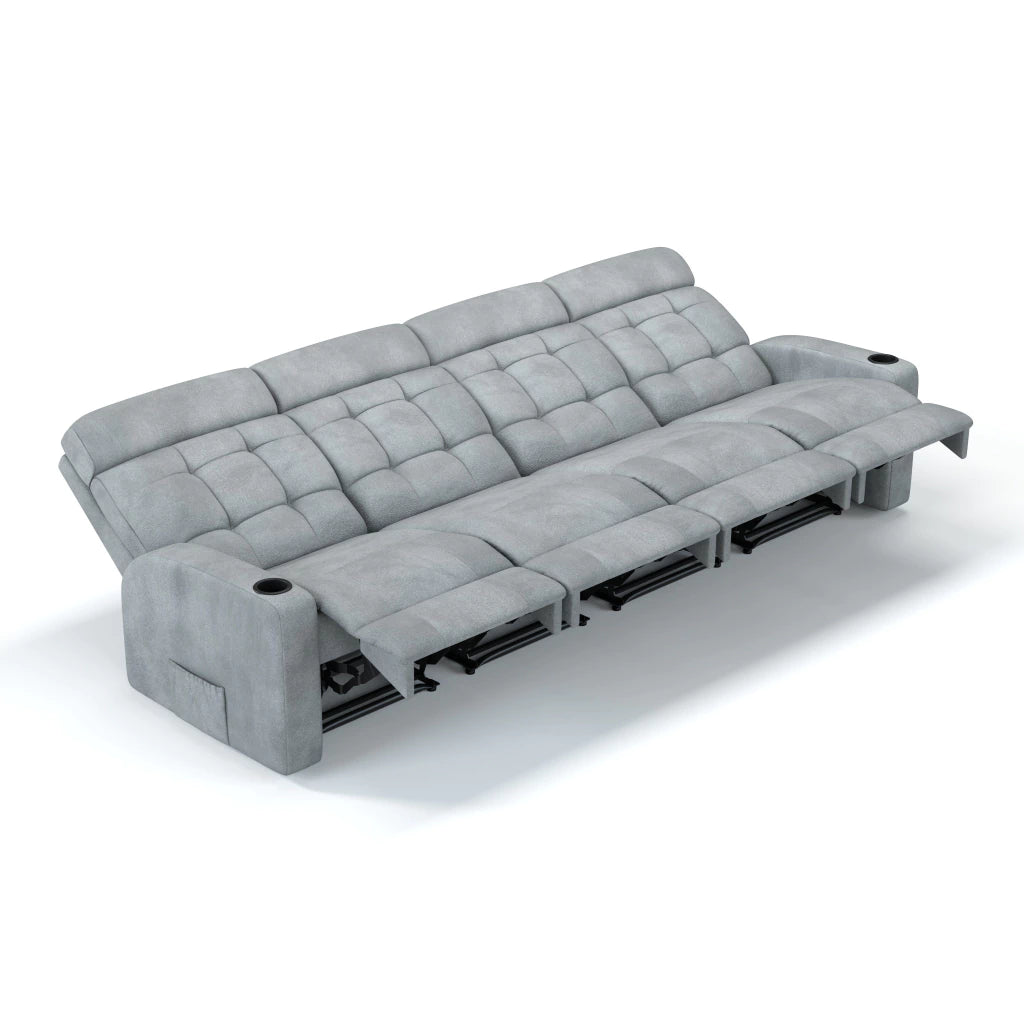 Poltrona Cinema Damie 4 Lugares SEM Braço no meio - Manual