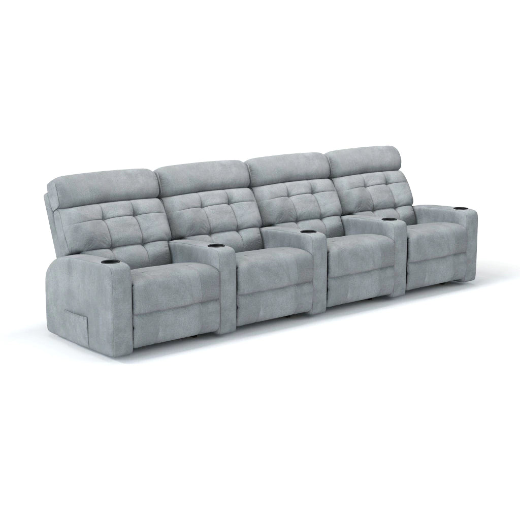 Poltrona Cinema Damie 4 Lugares COM Braço no meio - Manual