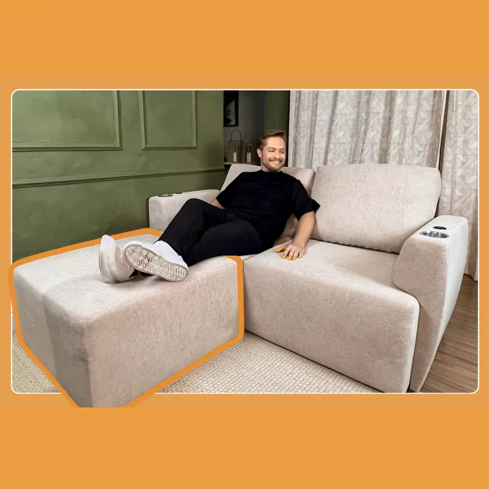 Puff Damie Na Caixa Modular